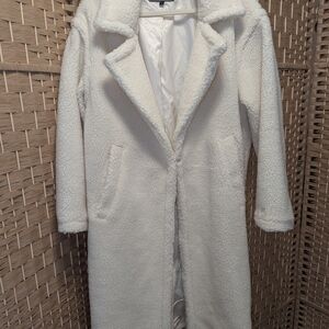 Fabletics Cream Teddy Jacket